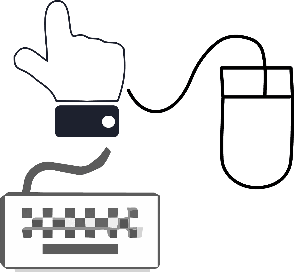 Touchscreen, Keypad, and pointer human/system interfaces